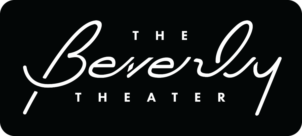 The Beverly Theater logo and branding used for promotional materials announcing their August programming featuring Mob Month and special events.