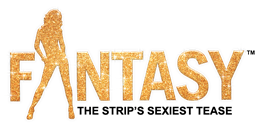 Fantasy nightclub's Halloween promotion logo featuring their tagline 'The Strip's Sexiest Tease.'