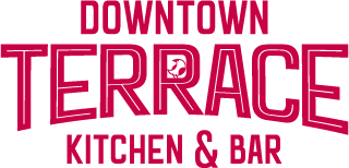 Downtown Terrace Kitchen & Bar logo from the restaurant's nine-year anniversary celebration in downtown Las Vegas.